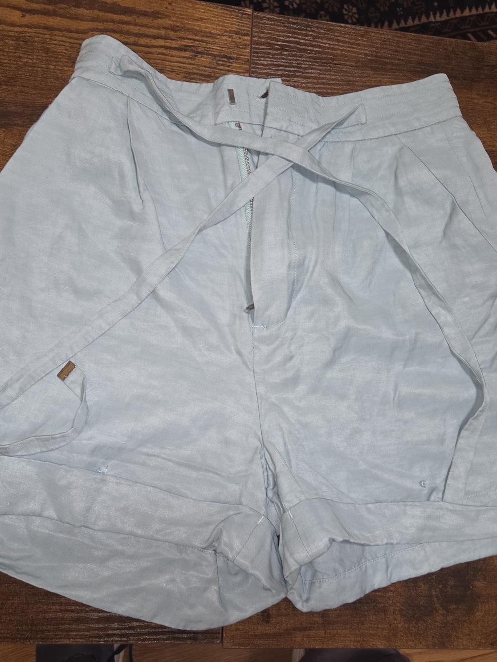 MOTF Mint Blue Women's Casual Drawstring Shorts
